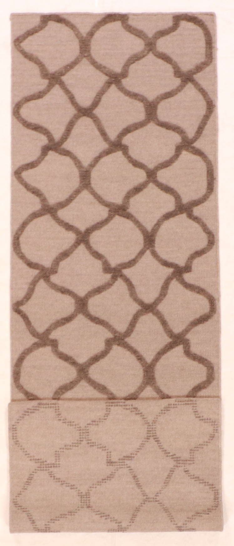 Runner - Modern Fine All Over Rectangle - Hand Knotted Rug