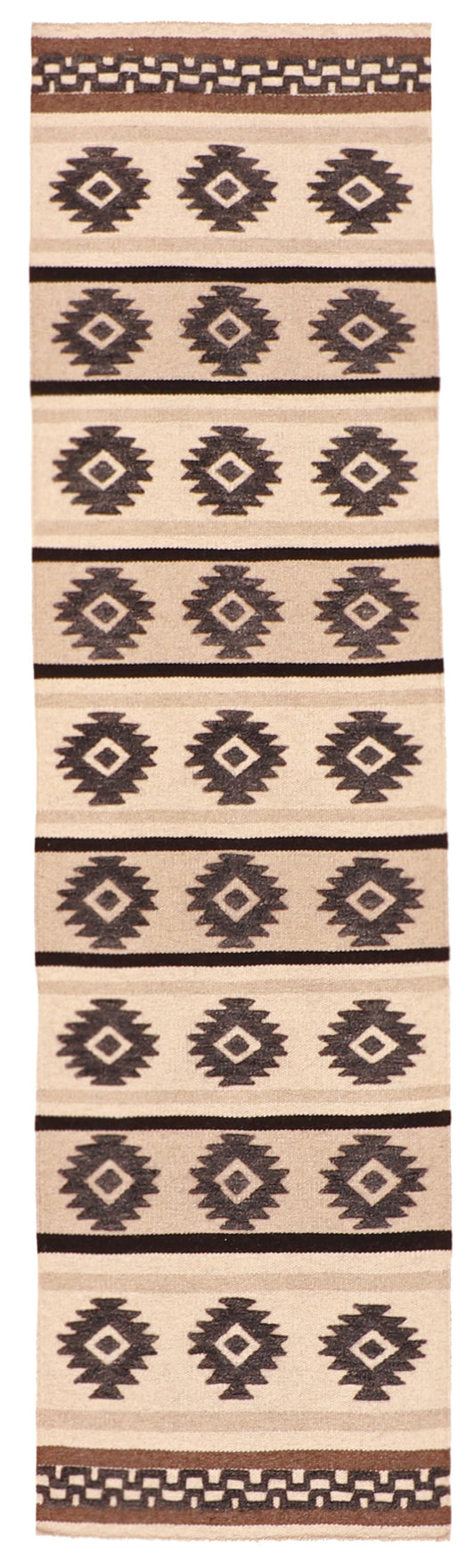 Runner - Kilim Modern Fine Wool All Over Rectangle - Hand Knotted Rug