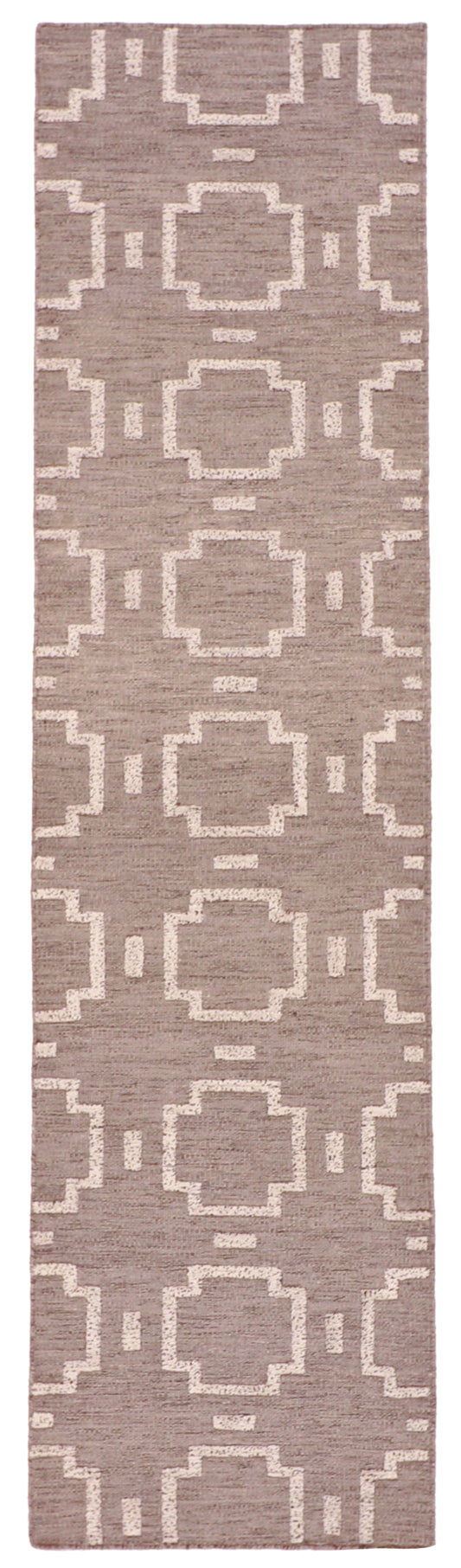 Runner - Kilim Modern Fine Wool All Over Rectangle - Hand Knotted Rug