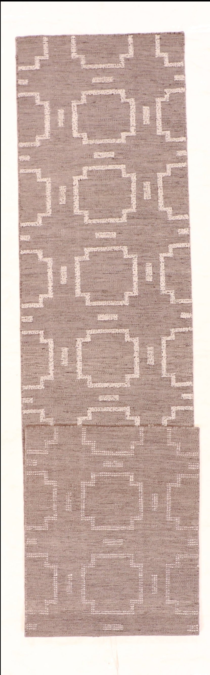 Runner - Kilim Modern Fine Wool All Over Rectangle - Hand Knotted Rug