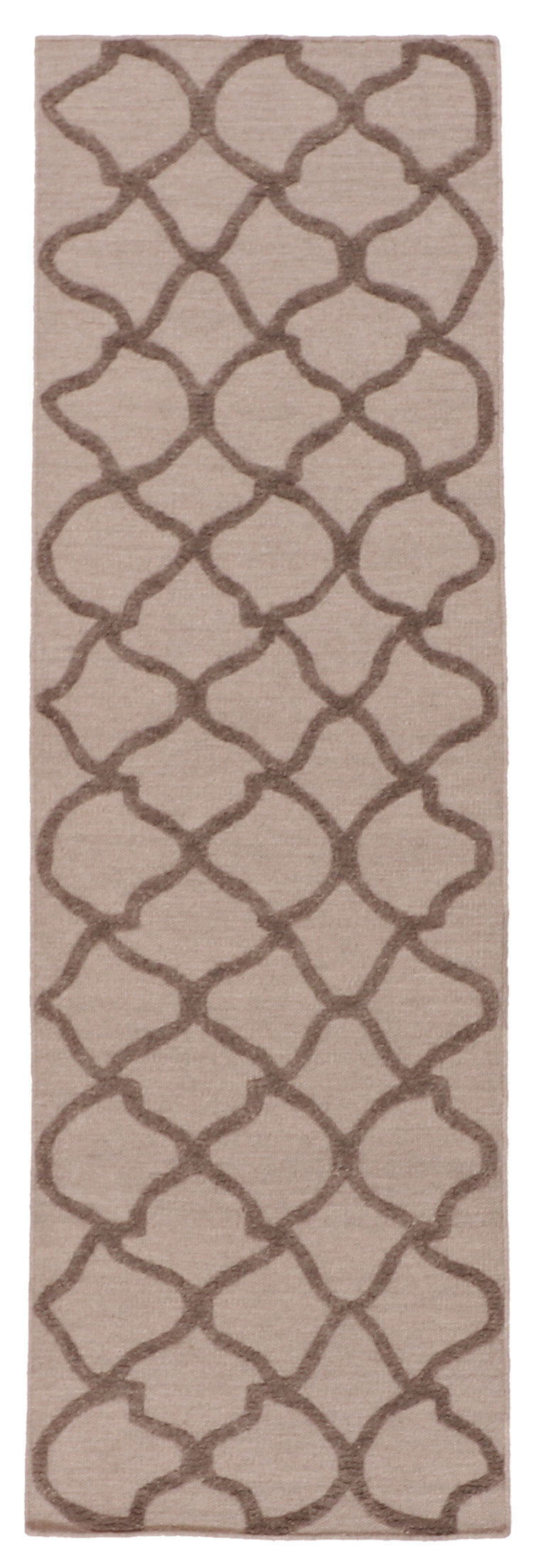 Runner - Modern Fine All Over Rectangle - Hand Knotted Rug