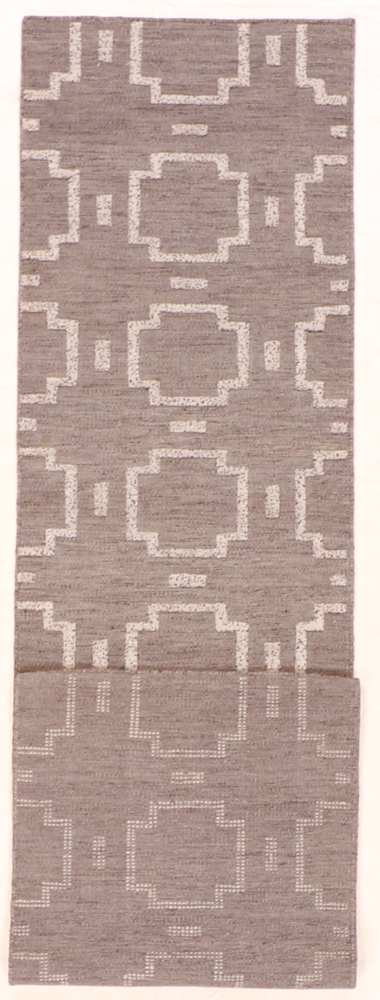 Runner - Modern Fine All Over Rectangle - Hand Knotted Rug