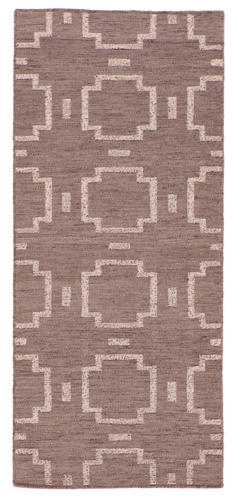 Runner - Modern Fine/Wool All Over Rectangle - Hand Knotted Rug