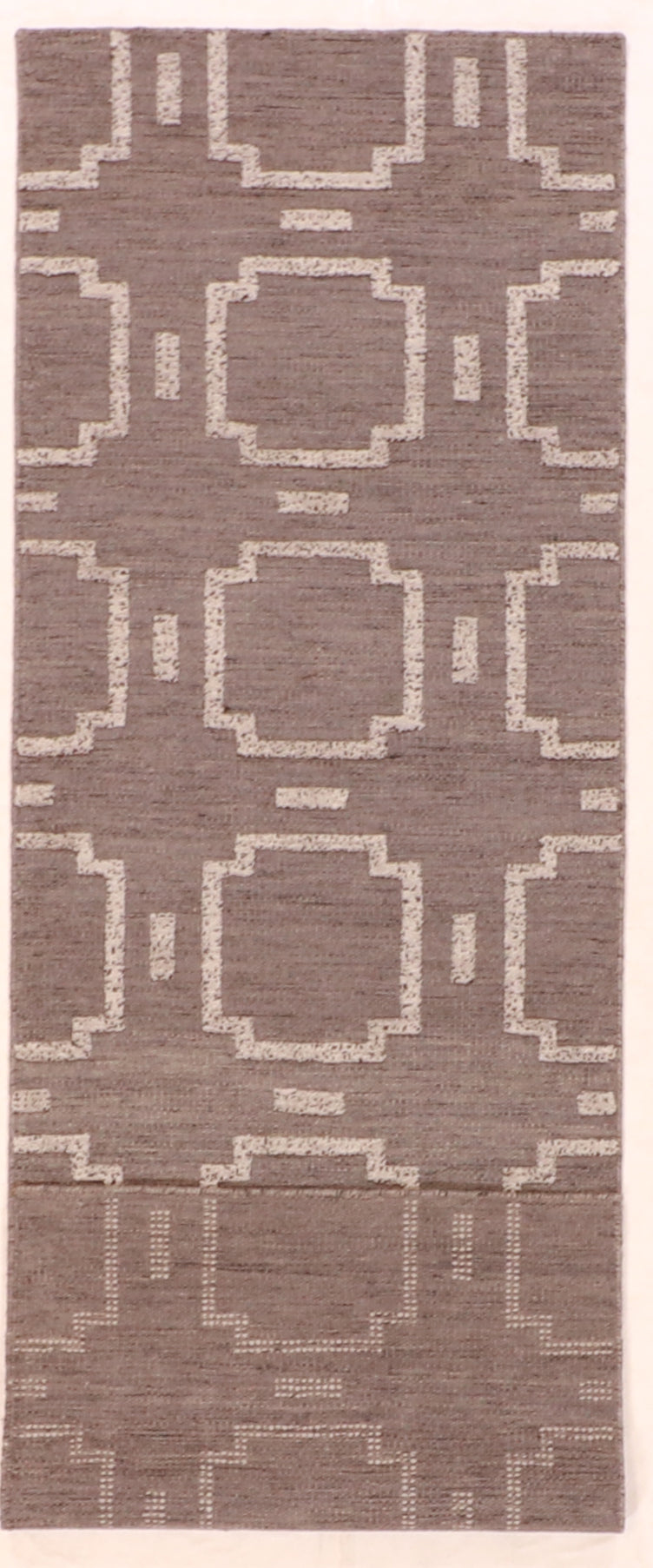 Runner - Modern Kilim India Fine All Over Rectangle - Hand Knotted Rug