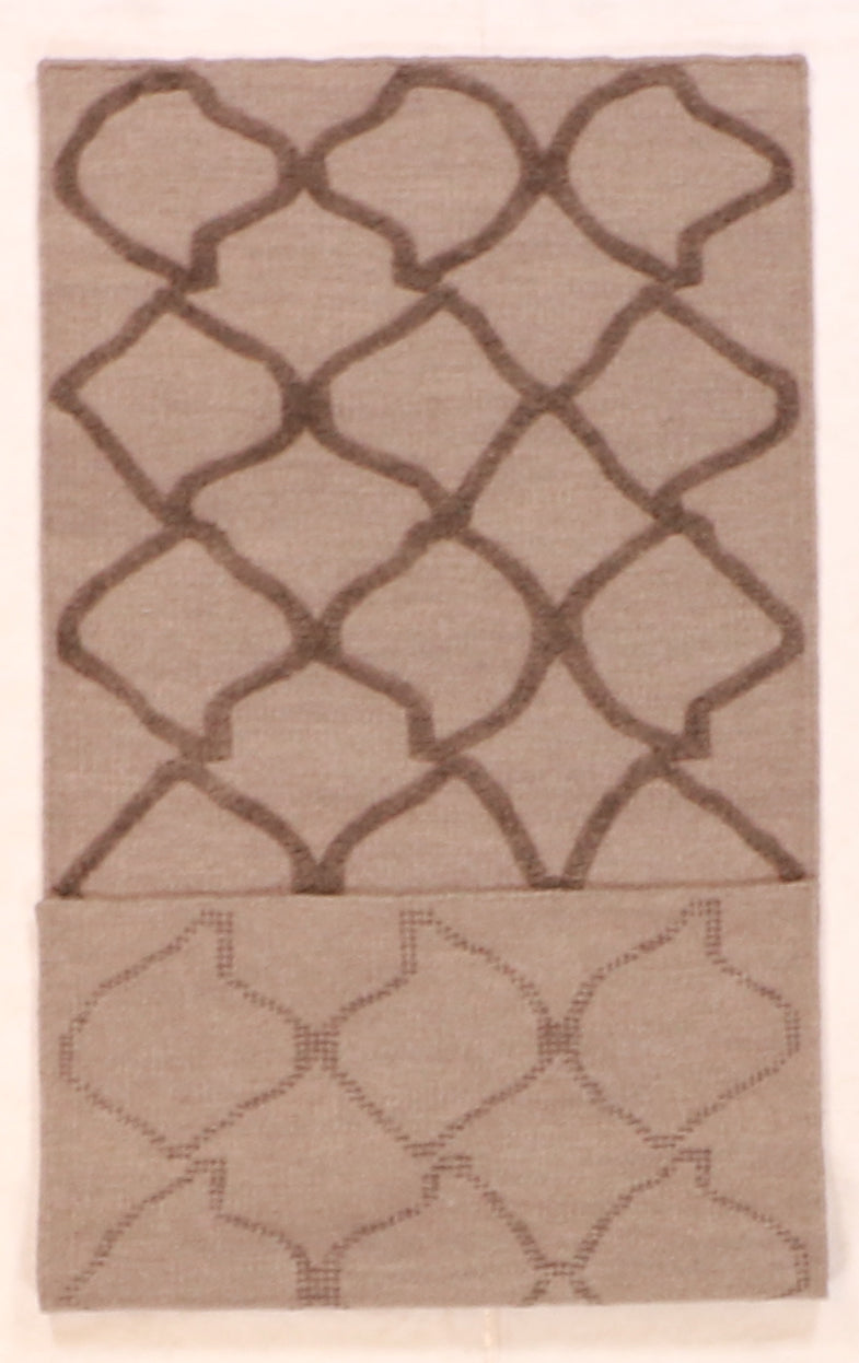 Runner - Modern Fine All Over Rectangle - Hand Knotted Rug