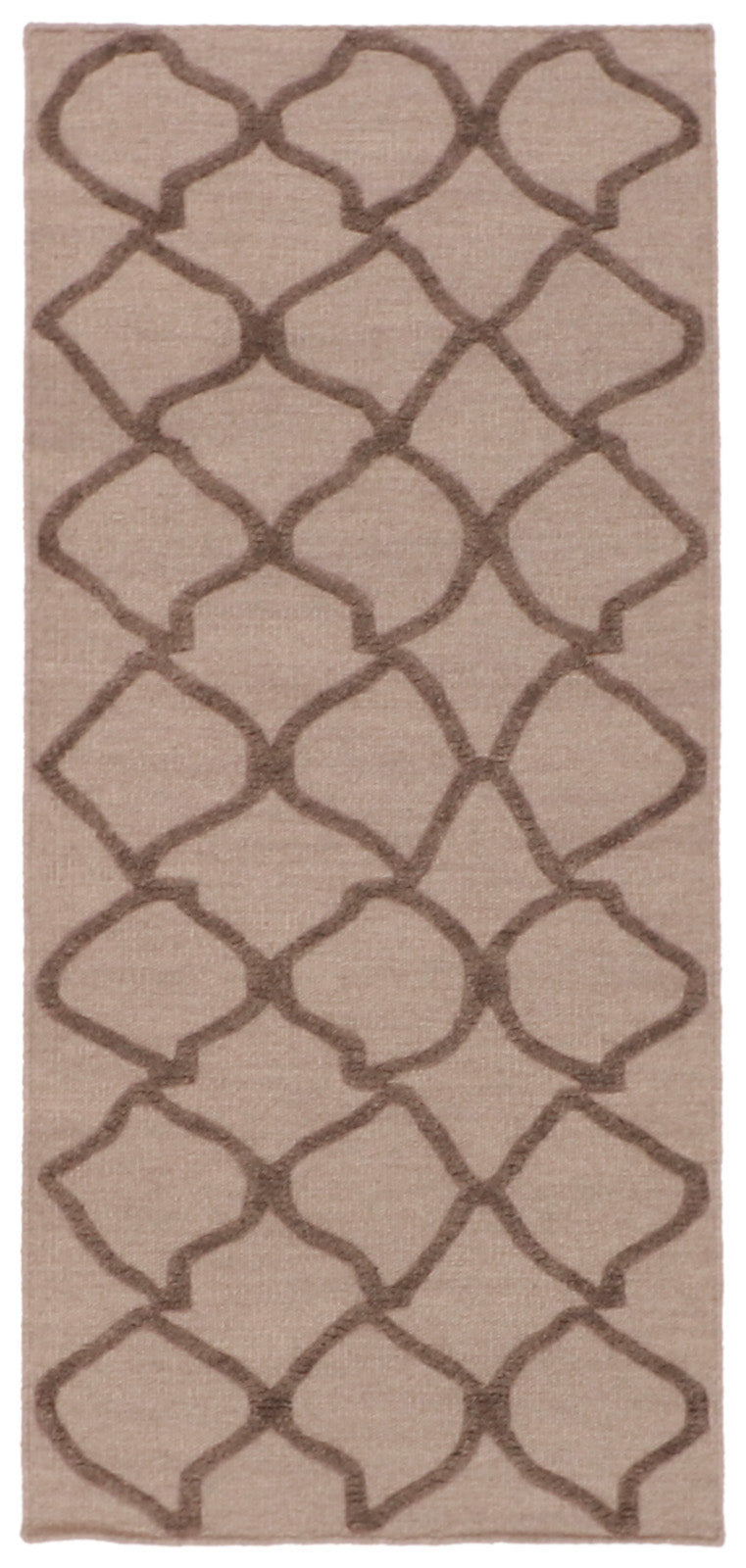 Runner - Modern Fine All Over Rectangle - Hand Knotted Rug