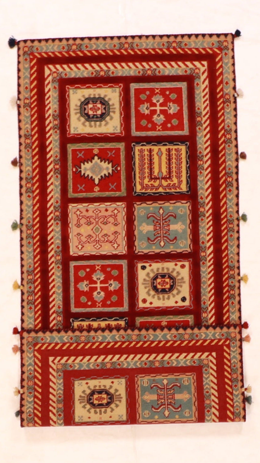 Runner - Baluch Fine All Over Rectangle - Hand Knotted Rug