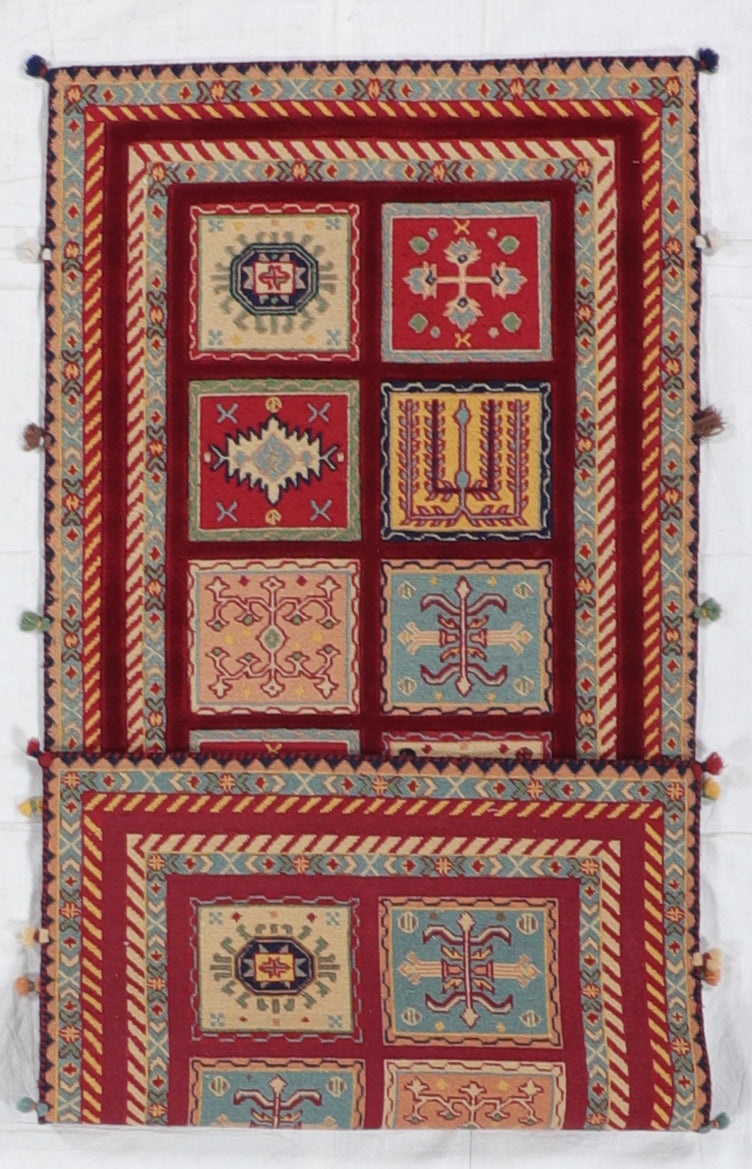 Runner - Baluch Fine All Over Rectangle - Hand Knotted Rug