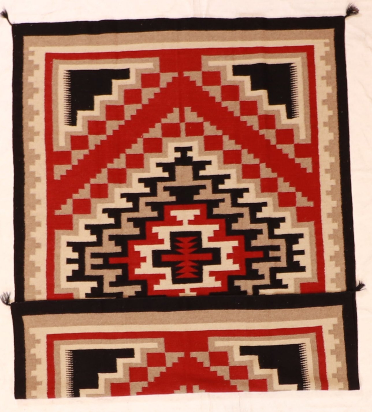 5x7 - Navajo Fine Wool All Over Rectangle - Hand Knotted Rug