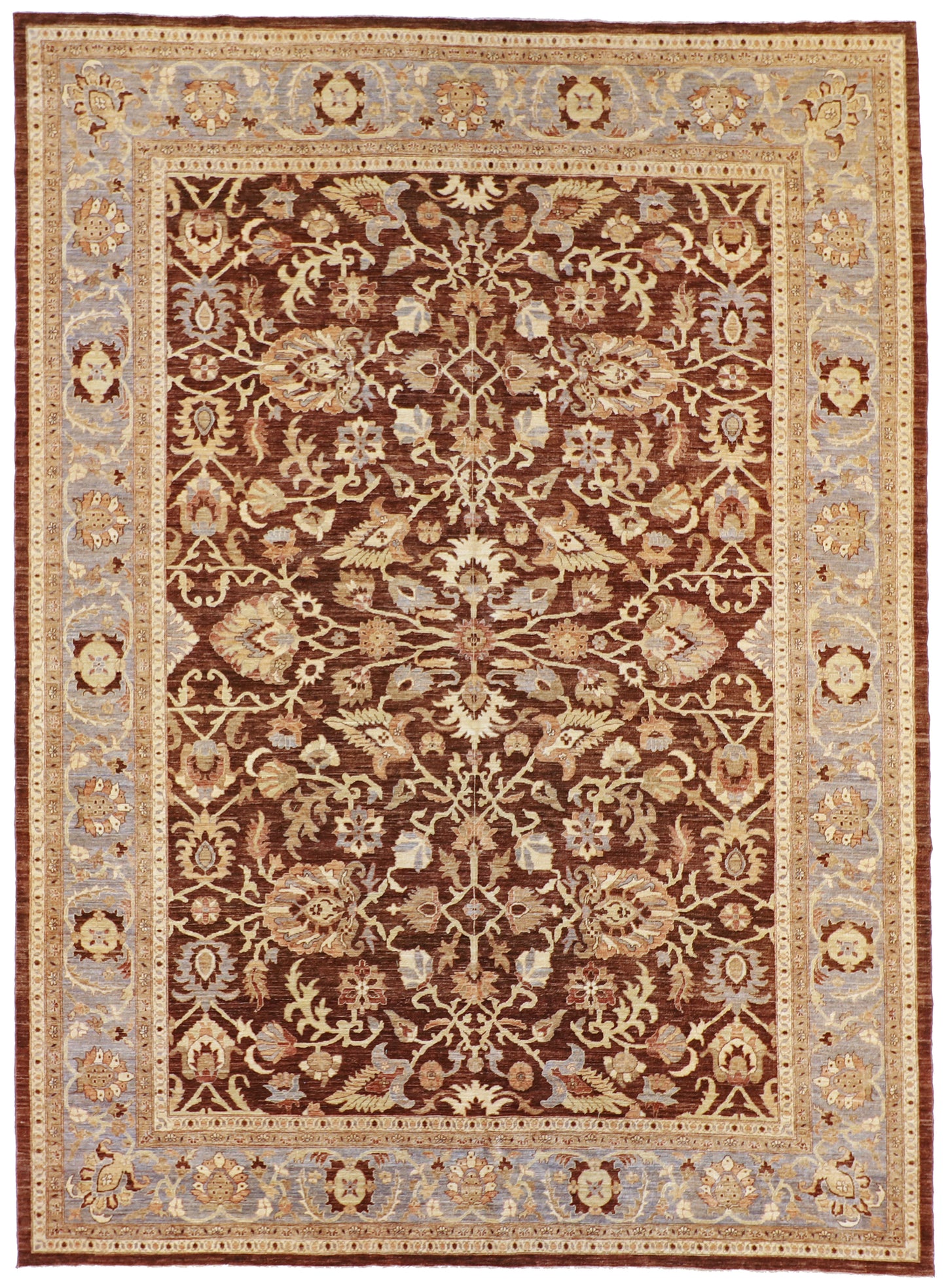 10x14 - Frahan Fine/Wool All Over Rectangle - Hand Knotted Rug