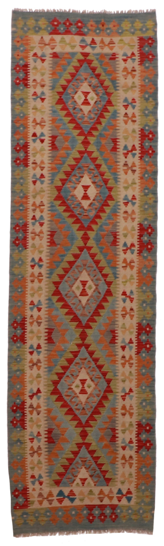 Runner - Kilim Fine/Wool All Over Rectangle - Hand Knotted Rug