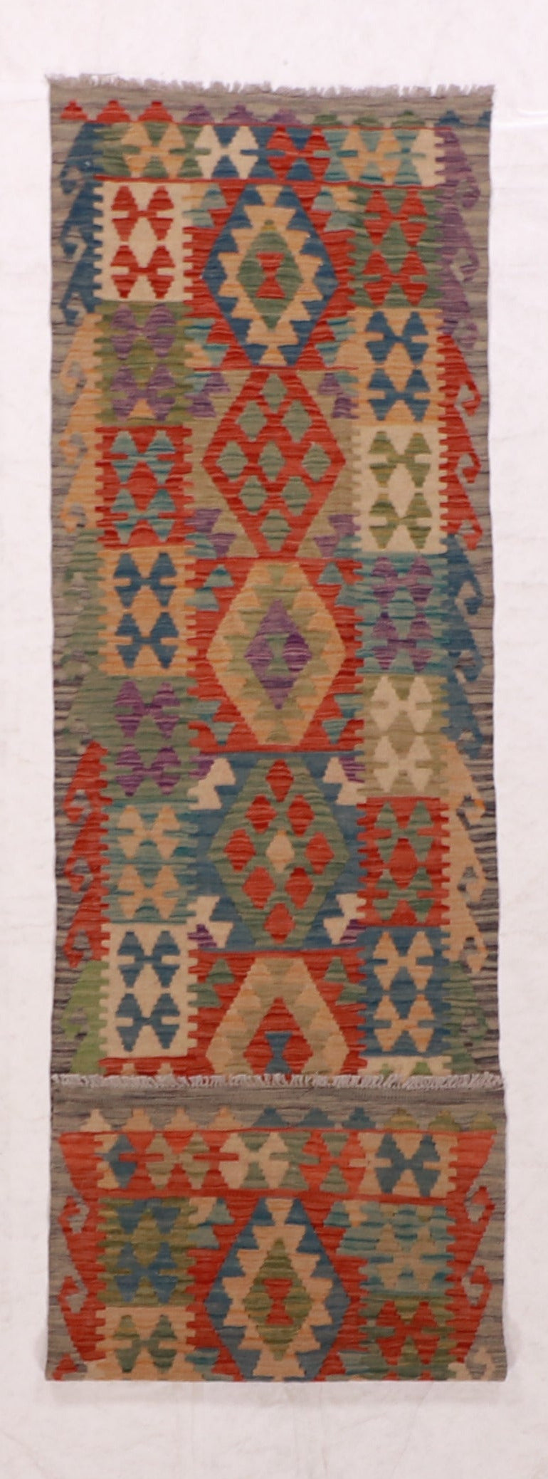 Runner - Kilim Fine/Wool All Over Rectangle - Hand Knotted Rug