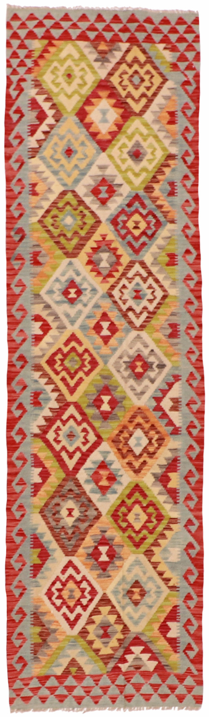 Runner - Kilim Fine/Wool All Over Rectangle - Hand Knotted Rug