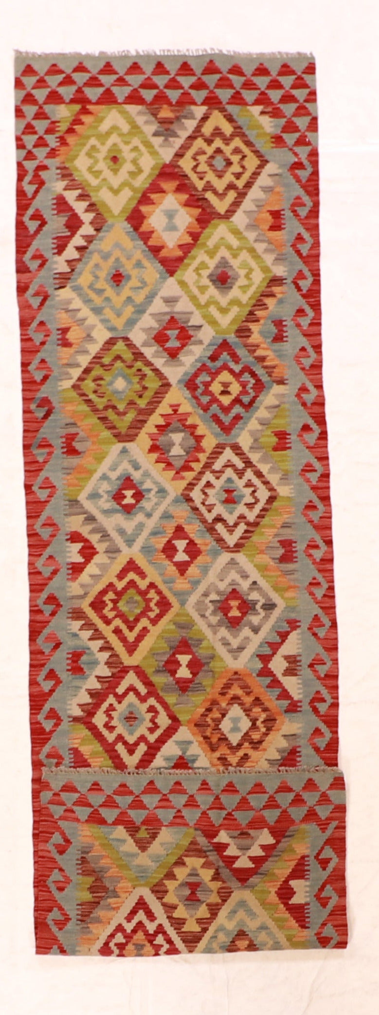 Runner - Kilim Fine/Wool All Over Rectangle - Hand Knotted Rug