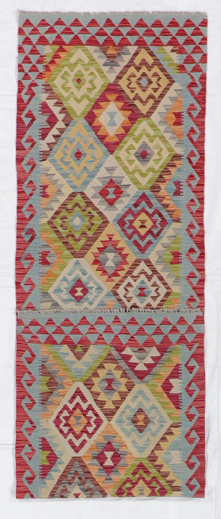 Runner - Kilim Fine/Wool All Over Rectangle - Hand Knotted Rug