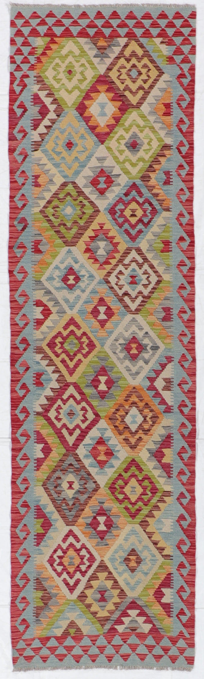 Runner - Kilim Fine/Wool All Over Rectangle - Hand Knotted Rug