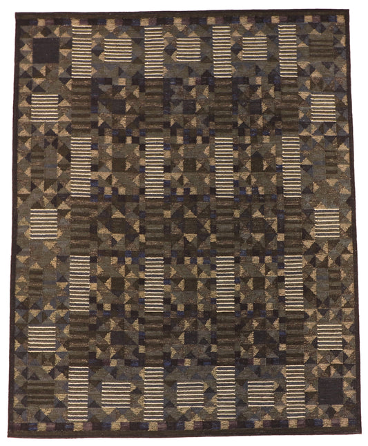 8x10 - Scandinavian Fine All Over Rectangle - Hand Knotted Rug