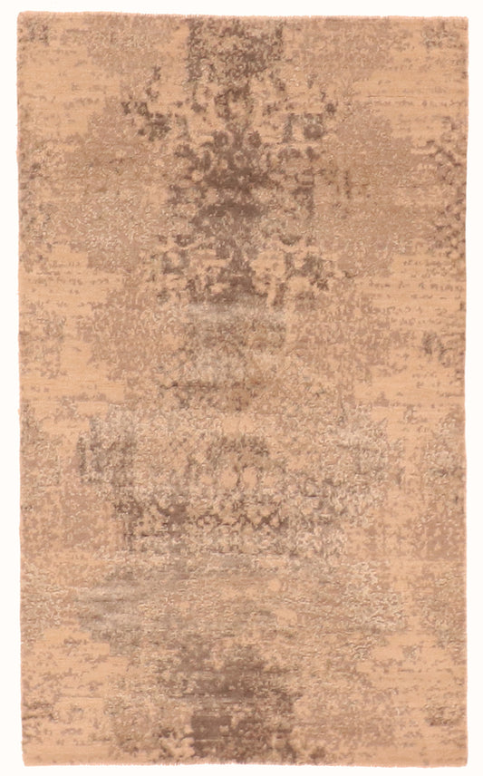 3x5 - Modern Fine All Over Rectangle - Hand Knotted Rug