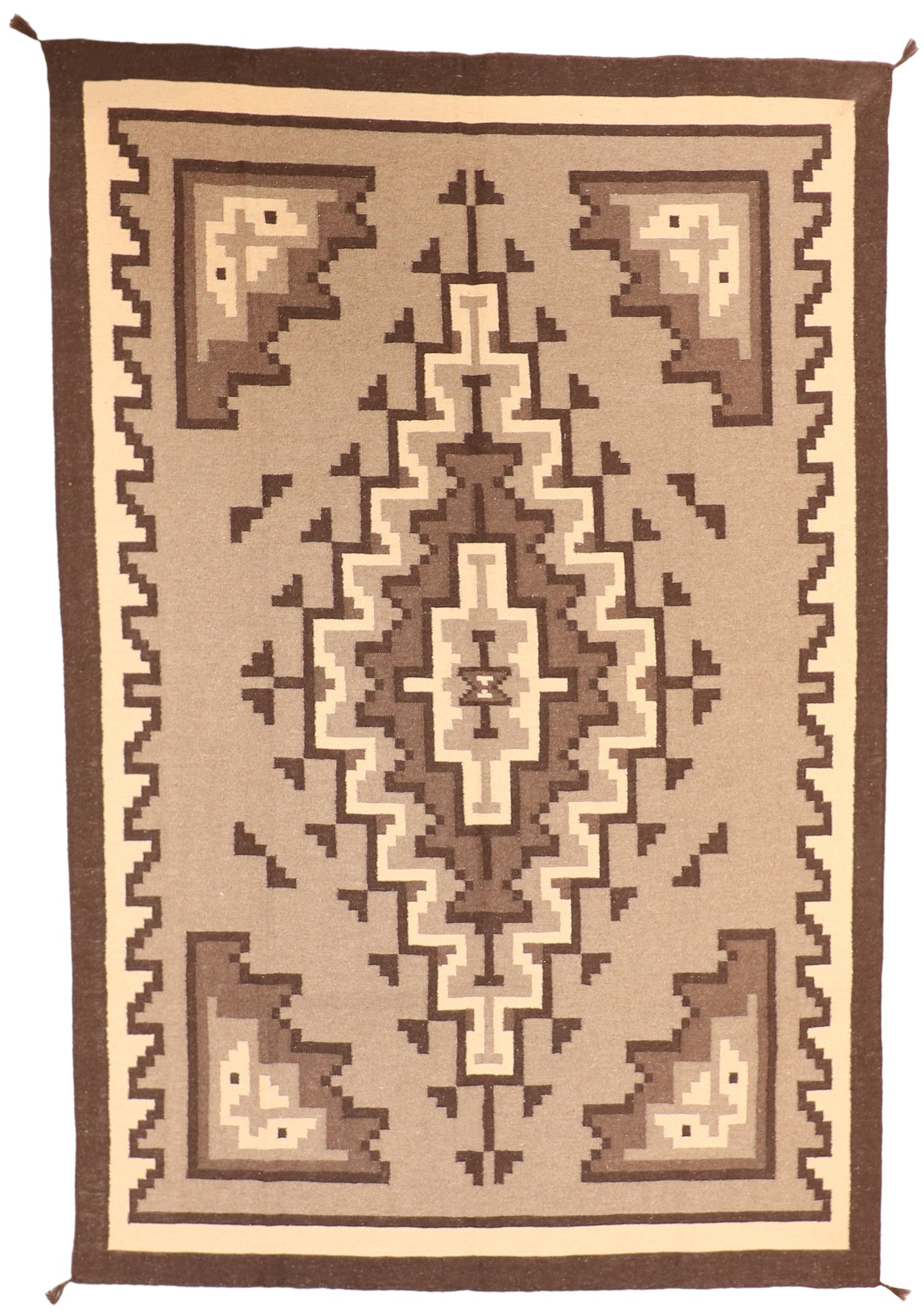 6x9 - Kilim Fine/Wool Geometric Rectangle - Hand Knotted Rug