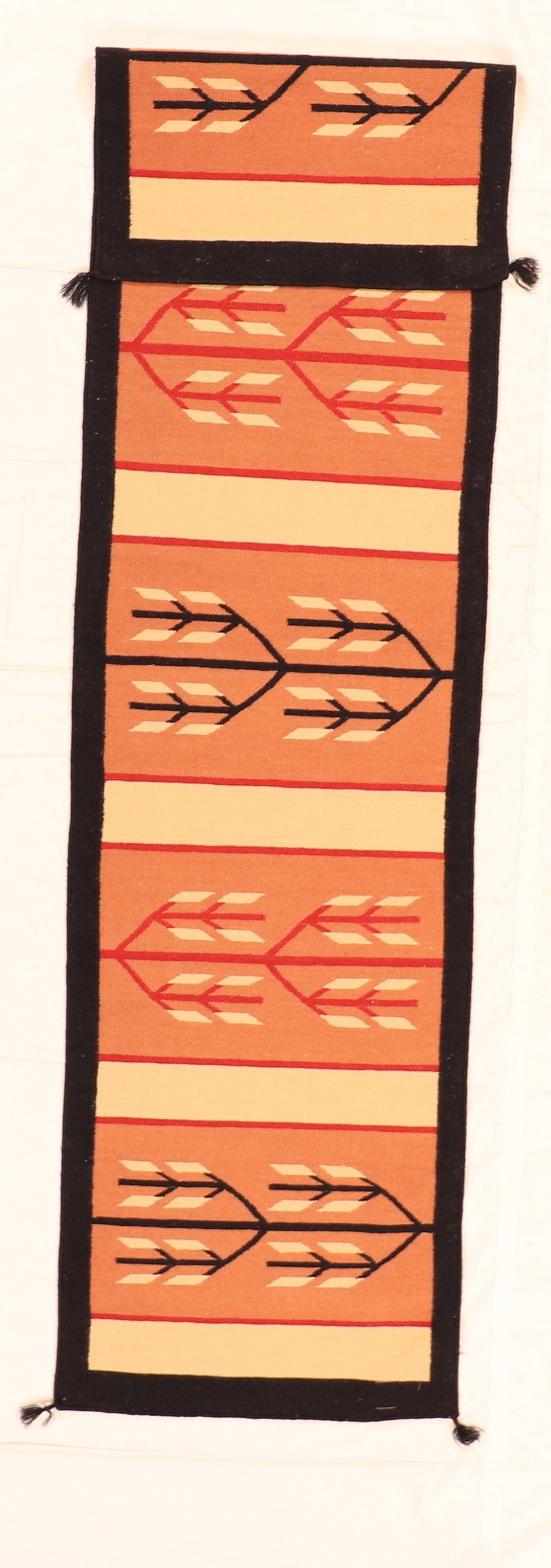 Runner - Navajo Fine Wool All Over Rectangle - Hand Knotted Rug