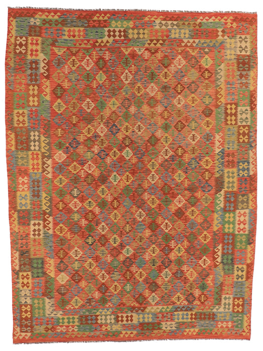 9x12 - Kilim Fine/Wool All Over Rectangle - Hand Knotted Rug