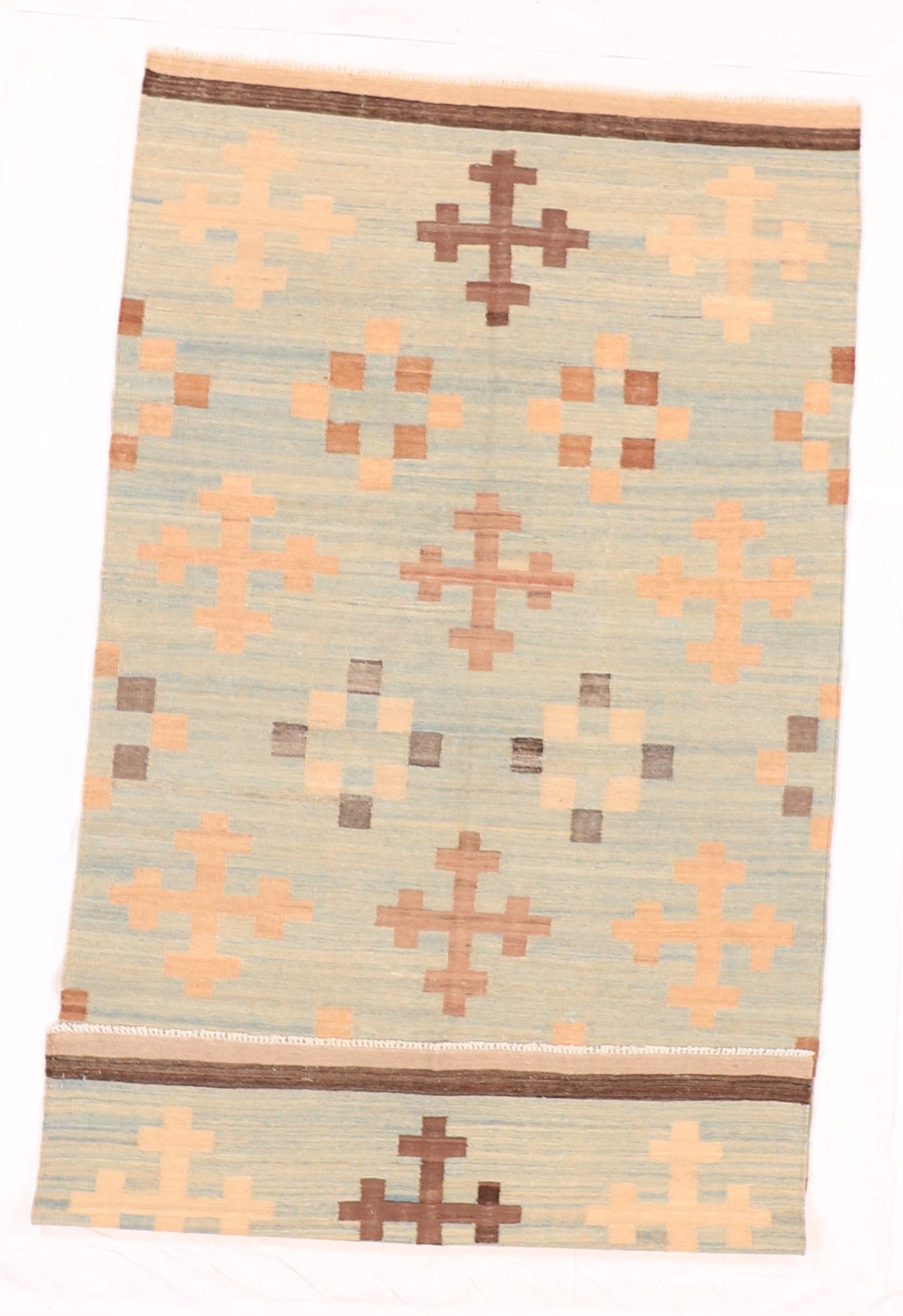 6x9 - Kilim Fine/Wool All Over Rectangle - Hand Knotted Rug