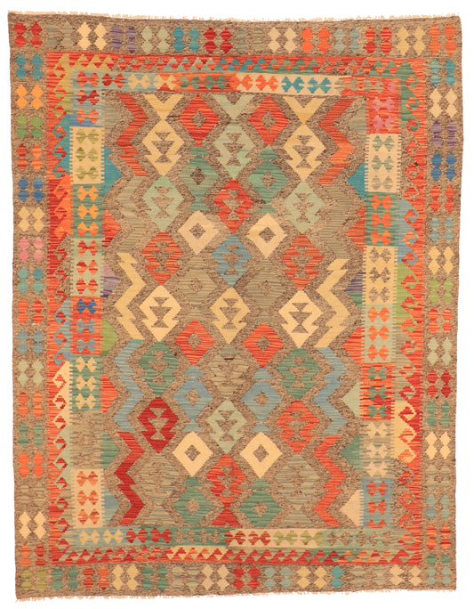 6x9 - Kilim Fine/Wool All Over Rectangle - Hand Knotted Rug