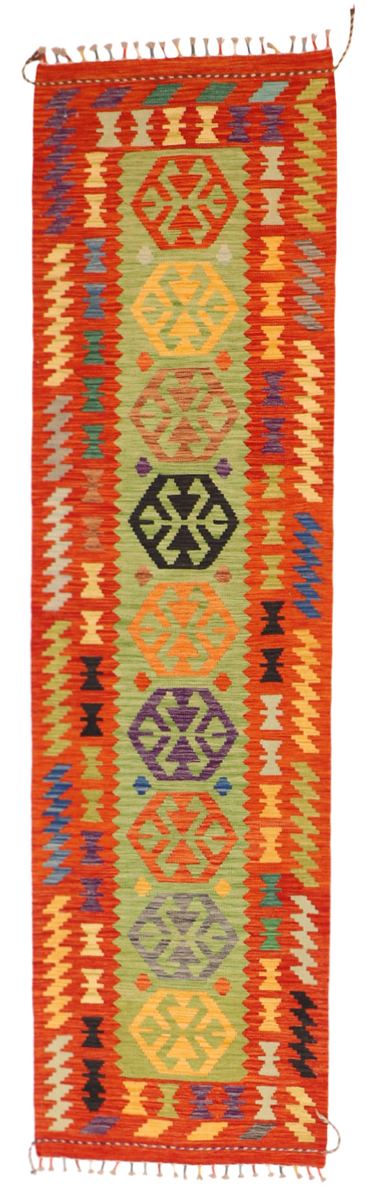 Runner - Kilim Fine/Wool All Over Rectangle - Hand Knotted Rug