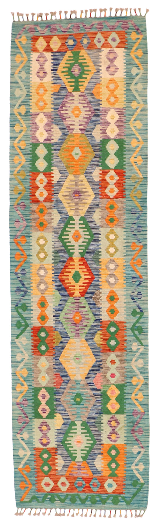 Runner - Kilim Fine/Wool All Over Rectangle - Hand Knotted Rug