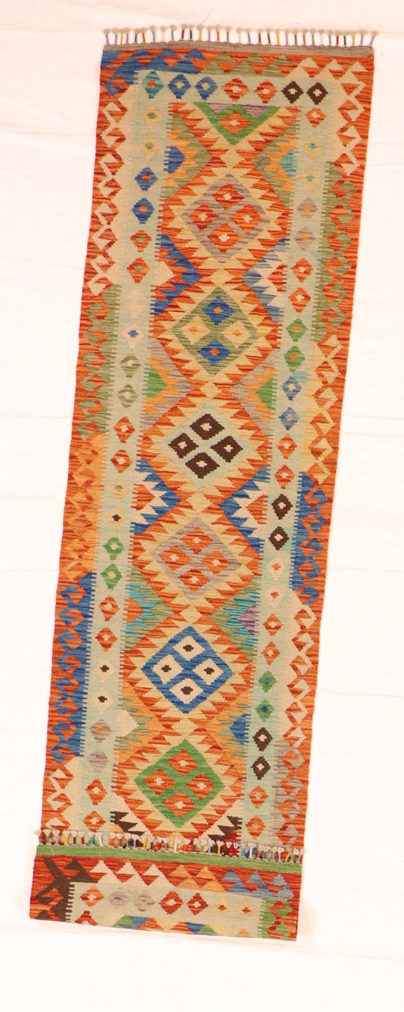 Runner - Kilim Fine/Wool All Over Rectangle - Hand Knotted Rug