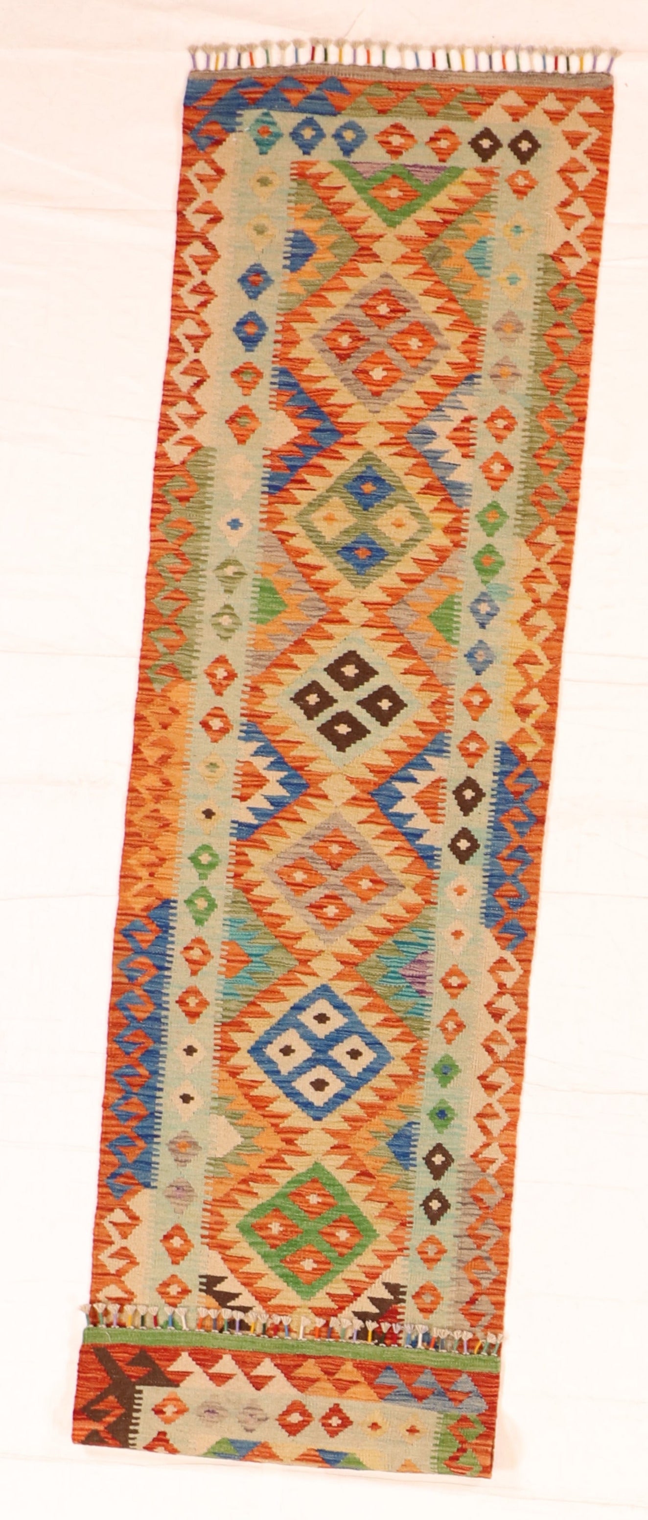 Runner - Kilim Fine/Wool All Over Rectangle - Hand Knotted Rug