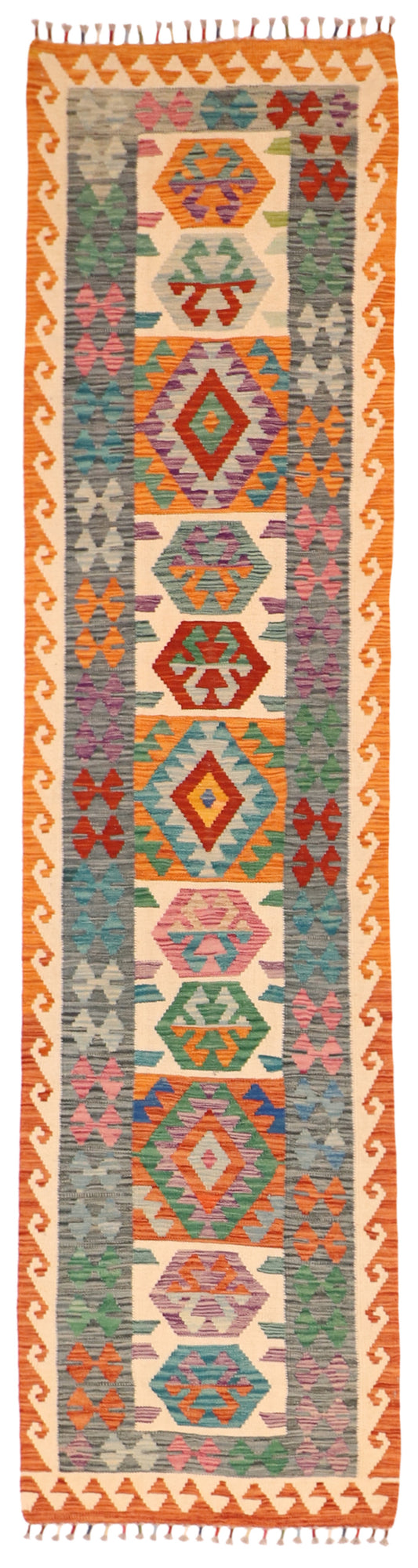 Runner - Kilim Fine/Wool All Over Rectangle - Hand Knotted Rug