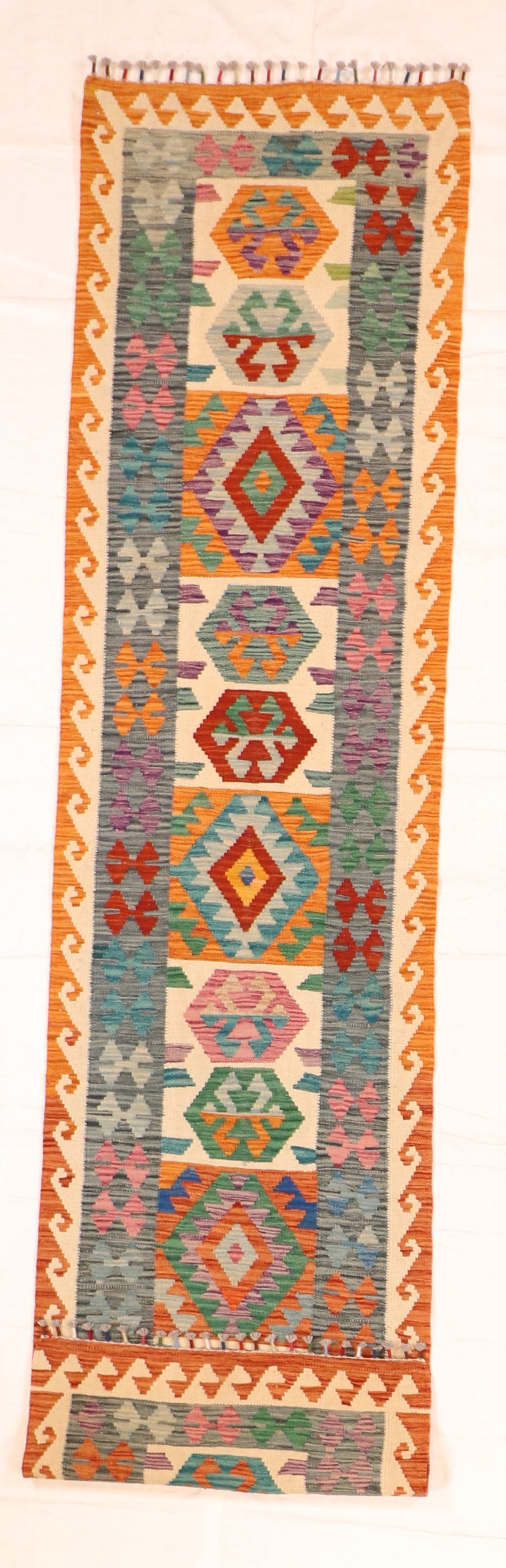 Runner - Kilim Fine/Wool All Over Rectangle - Hand Knotted Rug