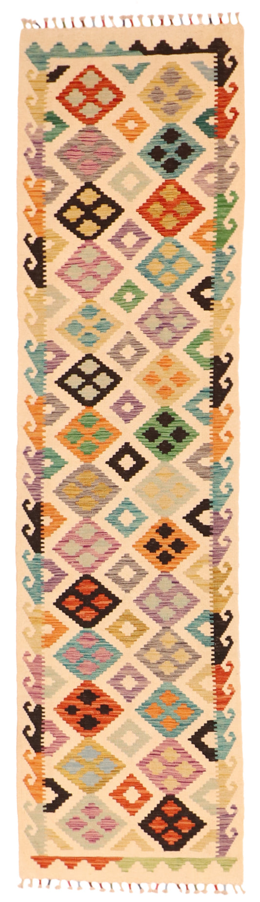 Runner - Kilim Fine/Wool All Over Rectangle - Hand Knotted Rug