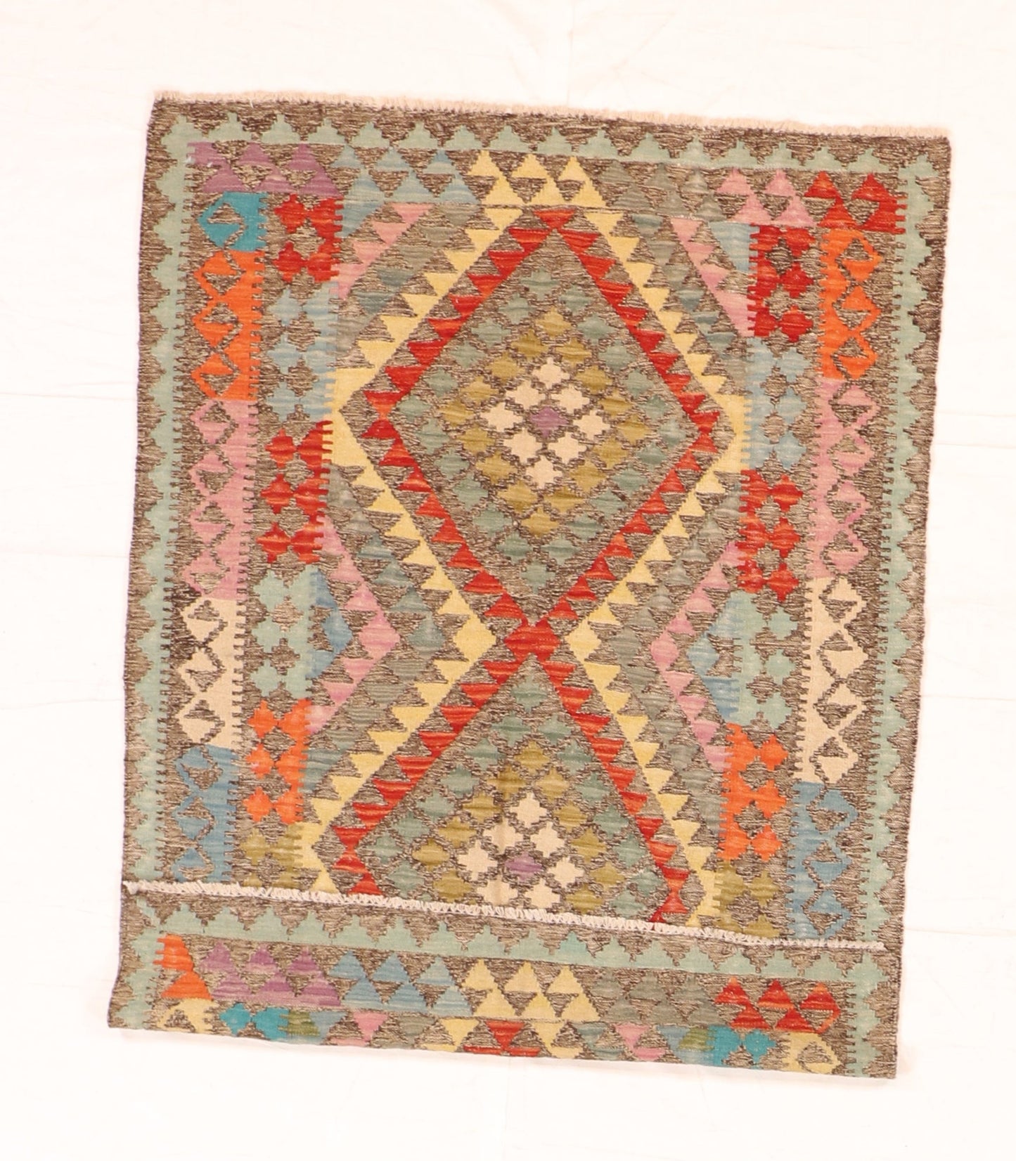 4x6 - Kilim Fine/Wool All Over Rectangle - Hand Knotted Rug