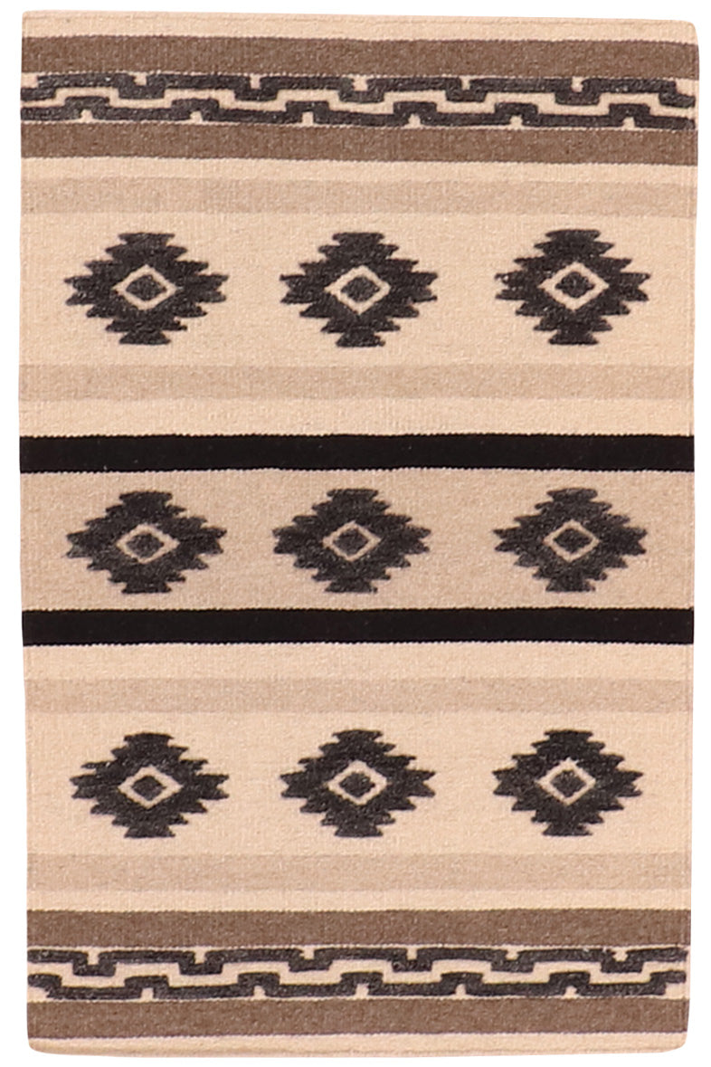 4x6 - Modern Fine Kilim Rectangle - Hand Knotted Rug