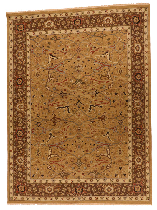 9x12 - Sultan Abad Wool All Over Rectangle - Hand Knotted Rug