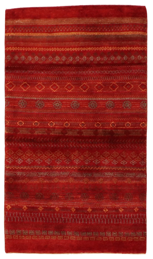 4x5 - Gabbeh Fine/Wool All Over Rectangle - Hand Knotted Rug