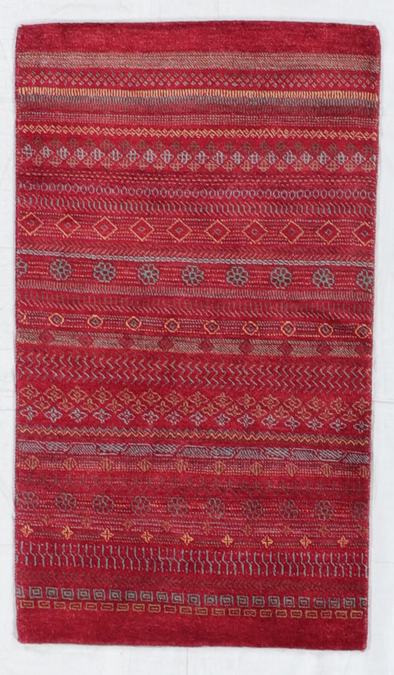 4x5 - Gabbeh Fine/Wool All Over Rectangle - Hand Knotted Rug