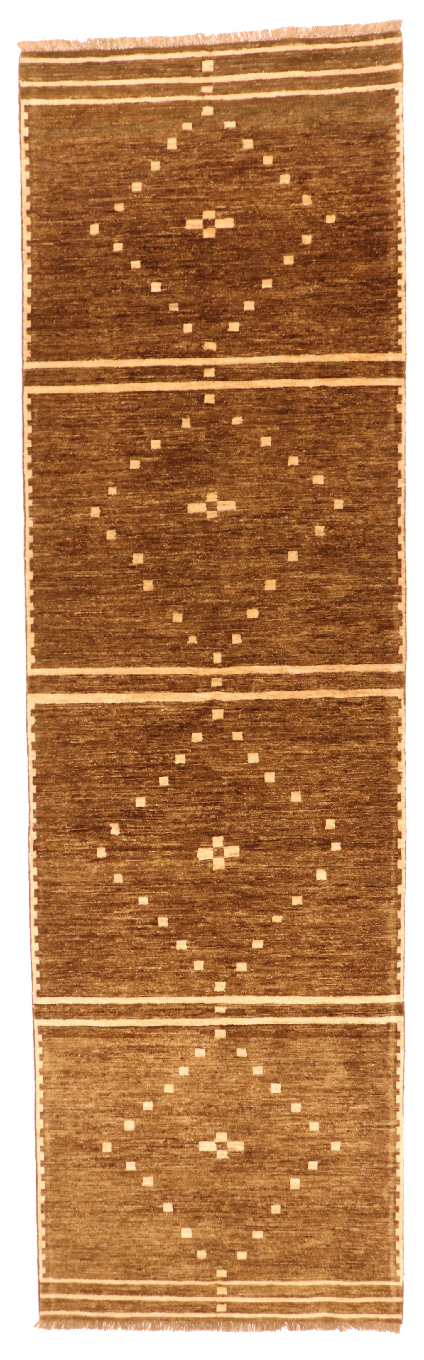 Runner - Mountain Modern Fine/Wool All Over Rectangle - Hand Knotted Rug