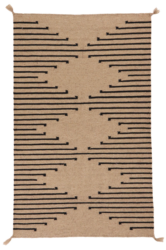 3x5 - Navajo Fine Wool All Over Rectangle - Hand Knotted Rug