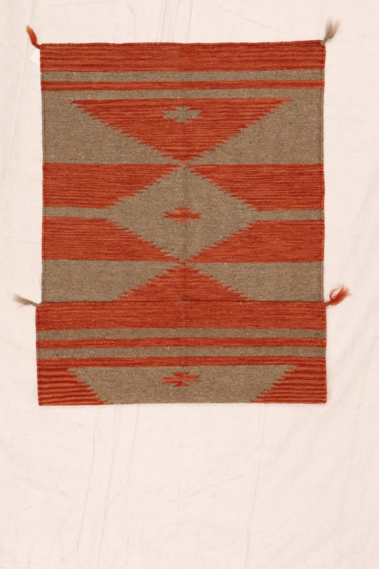 3x5 - Navajo Fine Wool All Over Rectangle - Hand Knotted Rug