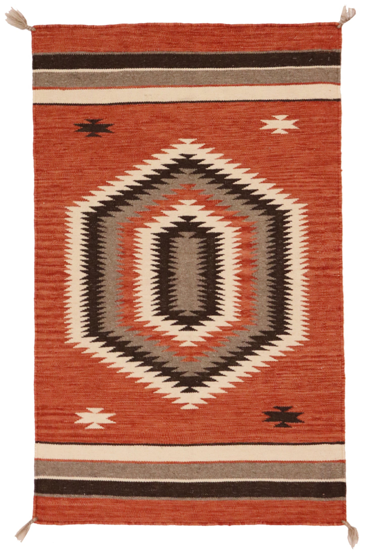 3x5 - Navajo Fine Wool All Over Rectangle - Hand Knotted Rug