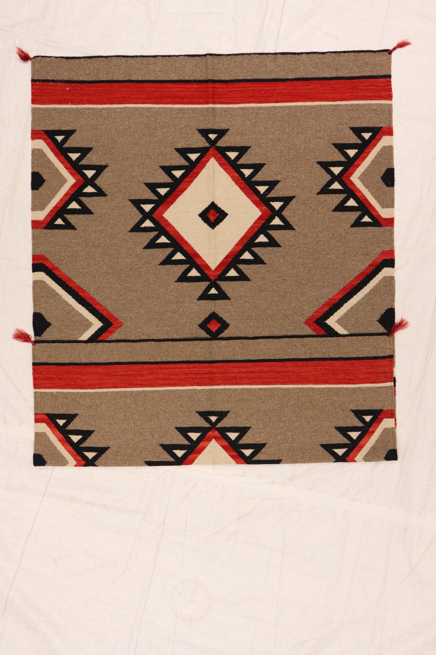 4x6 - Navajo Fine Wool All Over Rectangle - Hand Knotted Rug