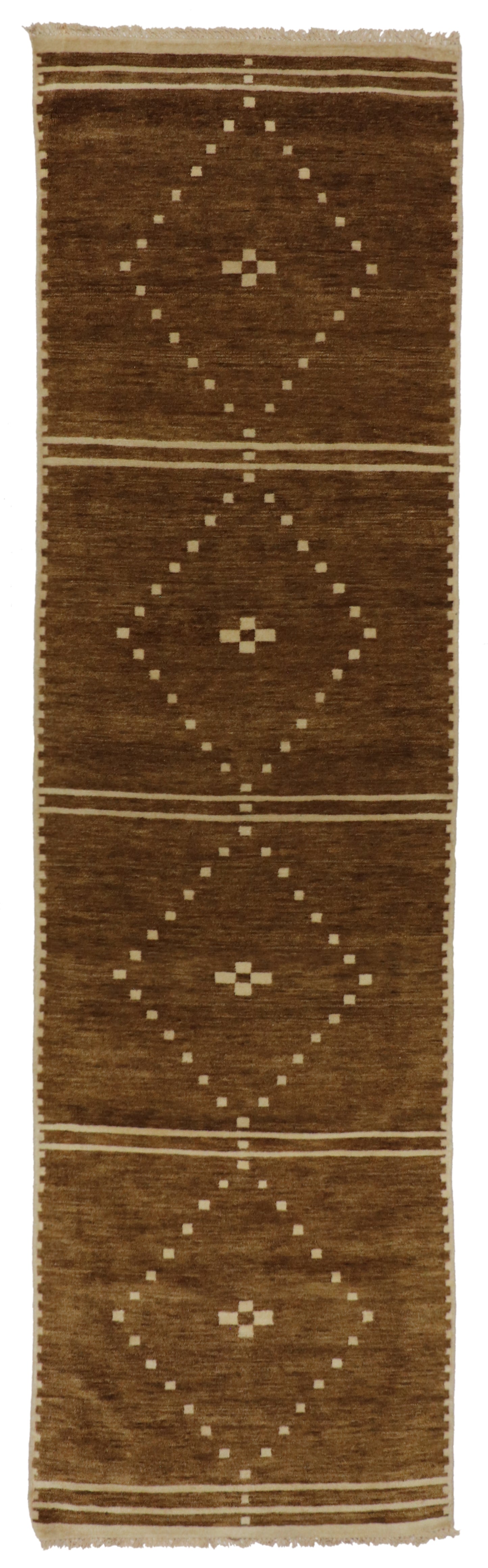 Runner - Mountain Modern Fine/Wool All Over Rectangle - Hand Knotted Rug