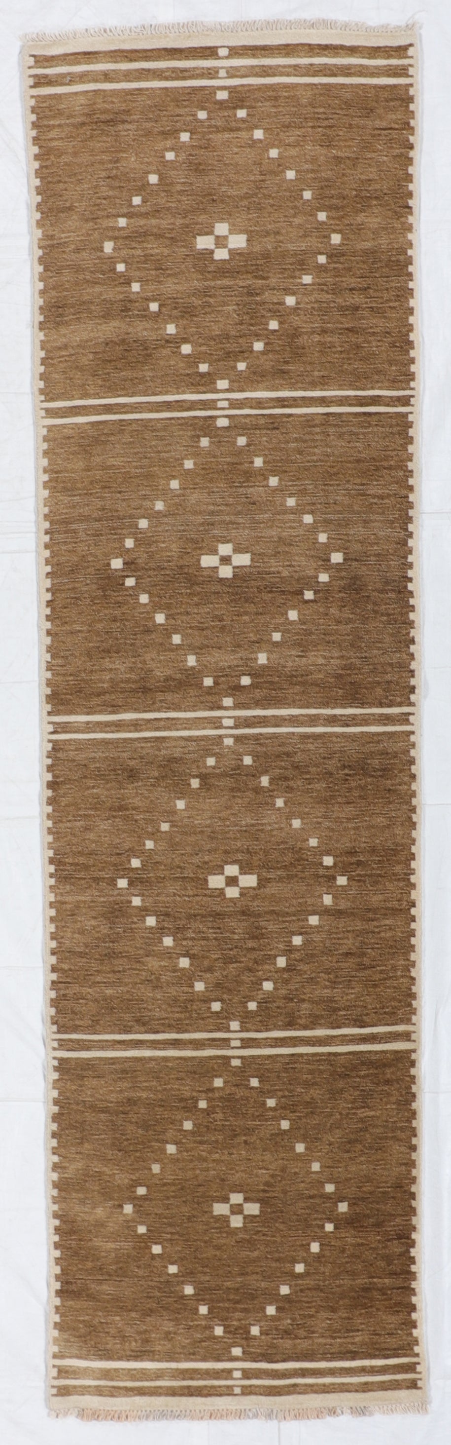 Runner - Mountain Modern Fine/Wool All Over Rectangle - Hand Knotted Rug