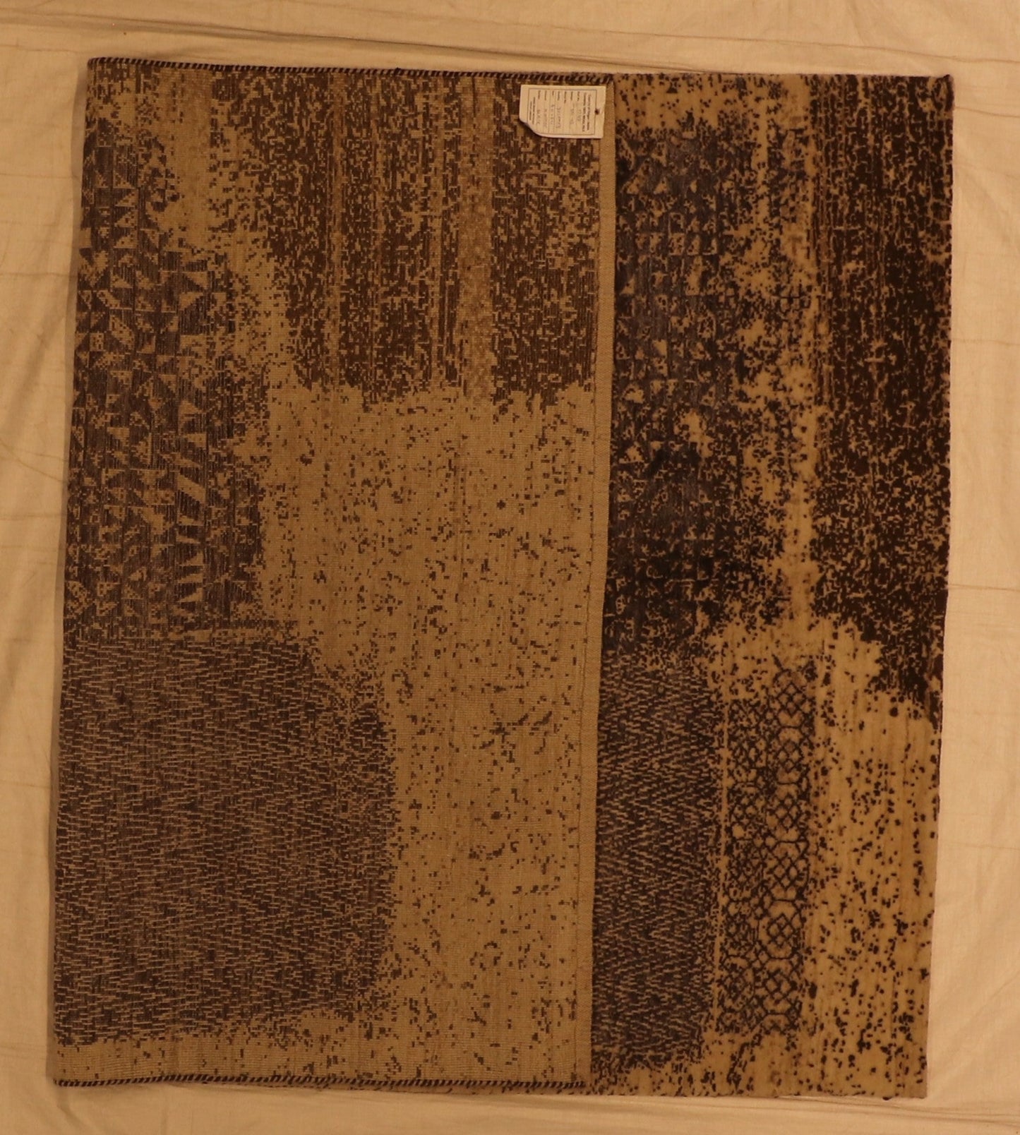 5x7 - Modern Wool/Silk All Over Rectangle - Hand Knotted Rug