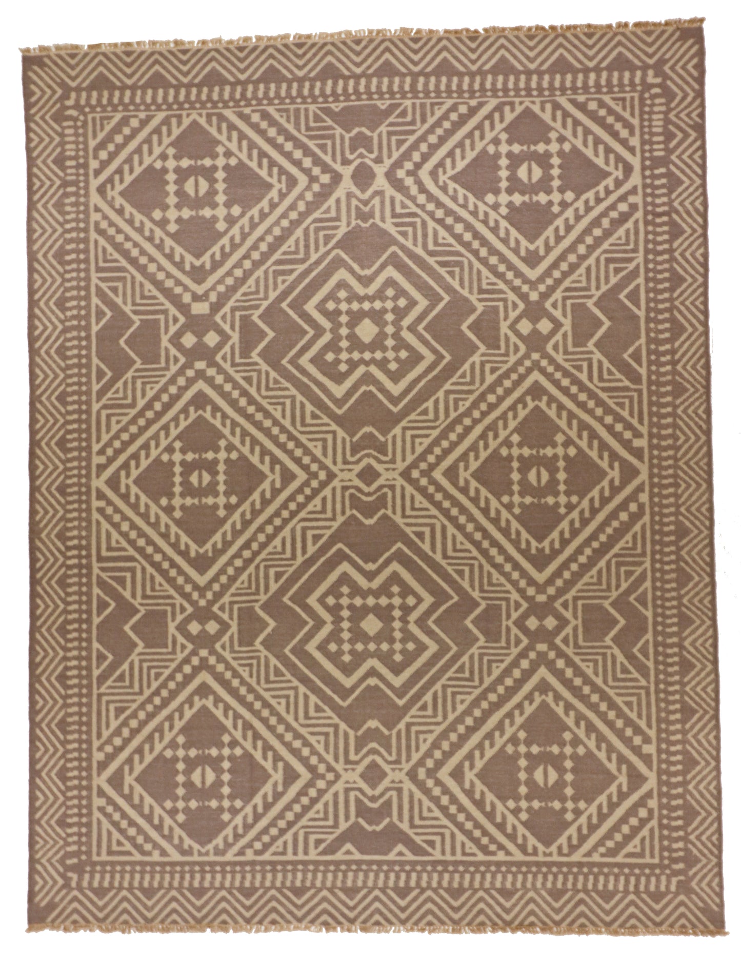 9x12 - Kilim Fine/Wool All Over Rectangle - Hand Knotted Rug