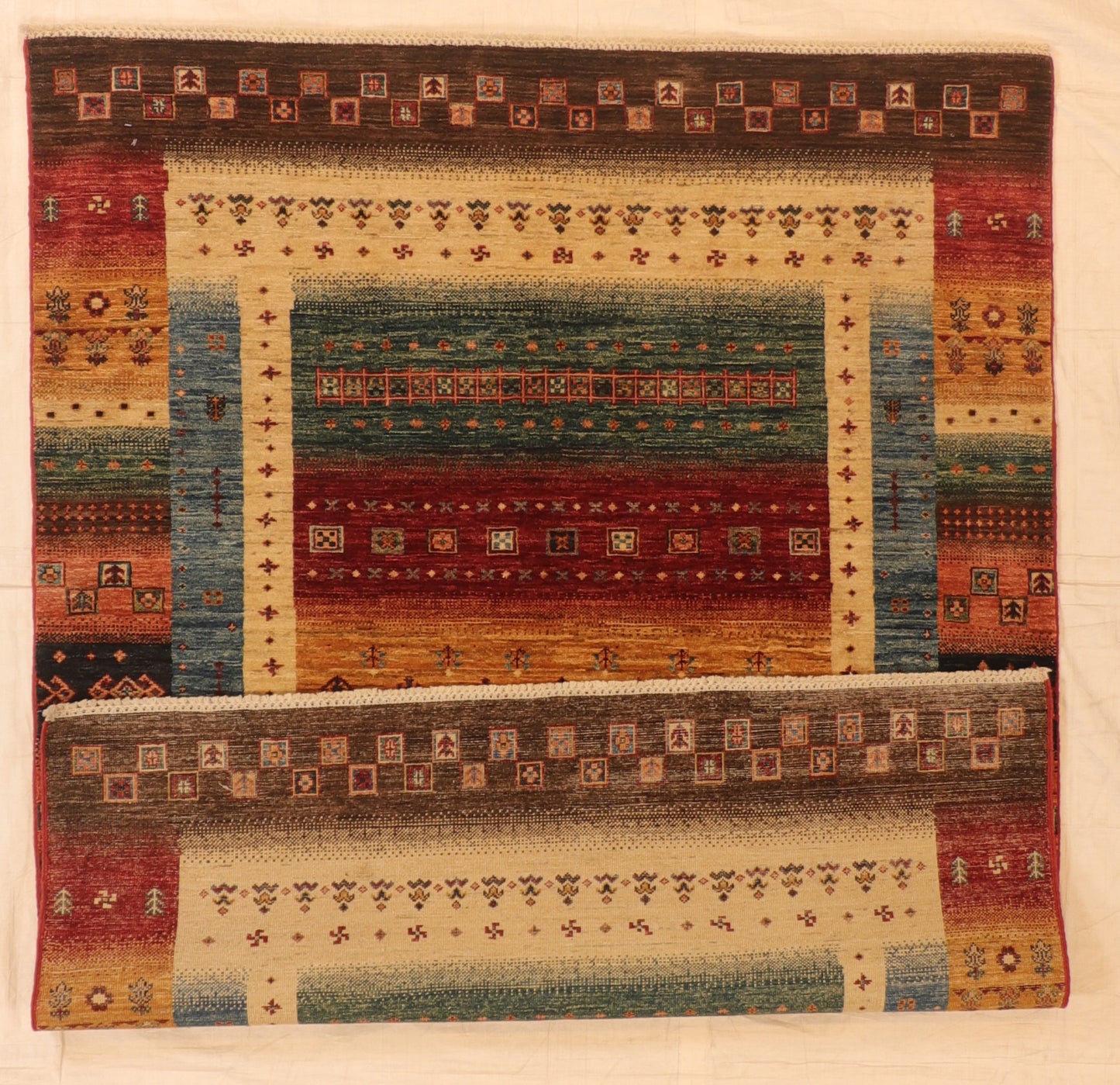 5x7 - Baluch Fine/Wool All Over Rectangle - Hand Knotted Rug