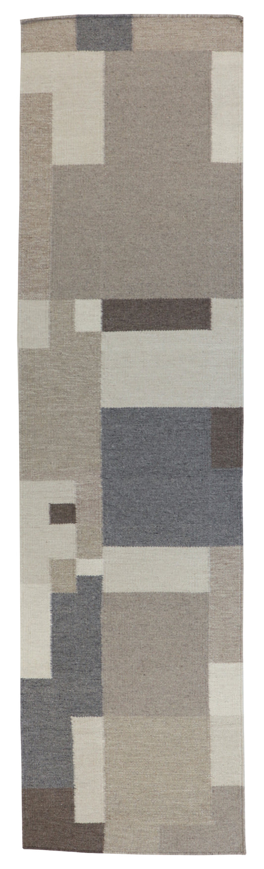 Runner - Kilim Modern Fine Wool All Over Rectangle - Hand Knotted Rug